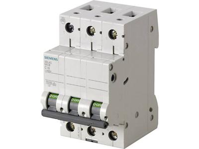 Siemens 5SL4340-7 Zekeringautomaat 3-polig 40 A 400 V Siemens 5SL4340-7 Zekeringautomaat 3-polig 40 A 400 V