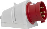 Brennenstuhl CEE Wandstekker, 5-polig, industriële stekker, 400 V/16 A, ideaal voor buiten en binnen, bouwplaats, industrie, IP44, 16 A