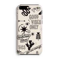 Good vibes: iPhone 8 Plus Volledig Geprint Hoesje