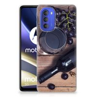 Motorola Moto G51 5G Siliconen Case Wijn - thumbnail