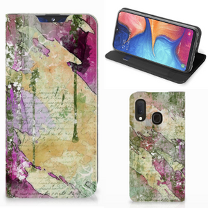 Bookcase Samsung Galaxy A20e Letter Painting