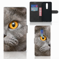 Telefoonhoesje met Pasjes Nokia 3.1 Plus Britse Korthaar