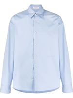 Valentino Garavani chemise en coton à manches longues - Bleu