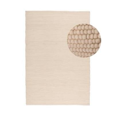 by fonQ Dots Wollen Vloerkleed 160 x 230 cm  - Crème