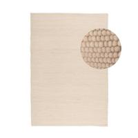 by fonQ Dots Wollen Vloerkleed 160 x 230 cm  - Crème