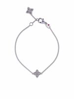 Roberto Coin bracelet Princess Flower en or blanc 18ct orné de diamants - Argent