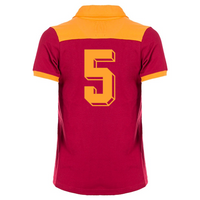 AS Roma Retro Voetbalshirt 1980 + Nummer 5 - thumbnail