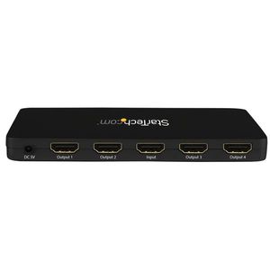 StarTech.com 4K HDMI 4-poorts videosplitter 1x4 HDMI-splitter met sterke aluminiumbehuizing 4K 30 Hz