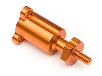 Aluminum wheel hub right (orange) - thumbnail