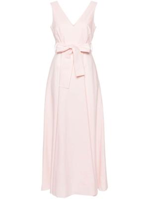 P.A.R.O.S.H. Popeline maxi-jurk - Roze