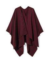 HEMA Damesponcho Donkerrood