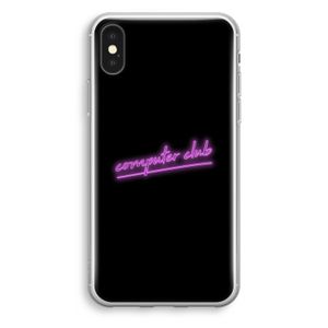 Vice Black: iPhone X Transparant Hoesje