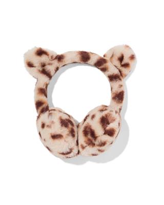 HEMA Kinder oorwarmers nepbont luipaard