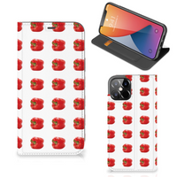 iPhone 12 Pro Max Flip Style Cover Paprika Red - thumbnail