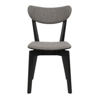 by fonQ basic Crow Eetkamerstoel - Zwart/grijs