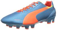 Puma evoSpeed 2.2 FG 102861 Voetbalschoenen voor heren, Blue Sharks Blue Fluro Perzik Fluro Geel 05, 46 EU