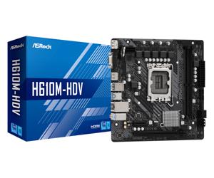 Asrock H610M-HDV moederbord LGA 1700 micro ATX