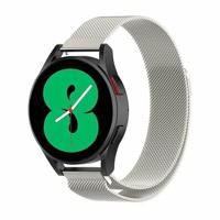 By Qubix - Milanese bandje - Starlight/Sterrenlicht - Compatible met Xiaomi Redmi Watch 5 Active/Redmi Watch 5 Lite - Compatible Xiaomi bandje