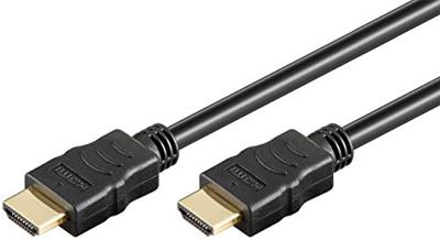 goobay 61164 High Speed HDMI-kabel met ethernet, 4K Ultra HD en ARC, voor monitoren, PS5 en Xbox / 15M