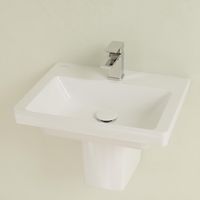 Fontein Villeroy & Boch Subway 3.0 Zonder Overloop 50x40x14.5 cm Wit Alpin Villeroy & Boch - thumbnail