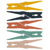 Urban Living Basic Grip wasknijpers - 36x - kunststof - 7 cm   -