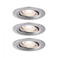 Paulmann 92973 EBL Nova mini Plus Coin LED-inbouwlamp Set van 3 stuks LED 4.20 W IJzer