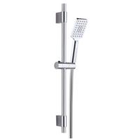 4bathroomz® Square douche Glijstangset rechthoekig - Chroom