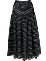 ZIMMERMANN polka-dot print pleated skirt - Noir - thumbnail