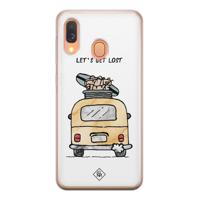 Samsung Galaxy A40 siliconen hoesje - Let's get lost