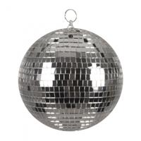 Boland discobal piepschuim 20 cm zilver