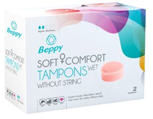 Soft+ comfort tampons wet