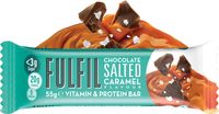 Fulfil Salted Caramel, reep van 55 g, pak van 15 stuks