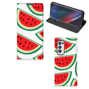 OPPO Find X3 Neo Flip Style Cover Watermelons