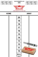 Bull's Darttel Flex 45x30cm scoreset