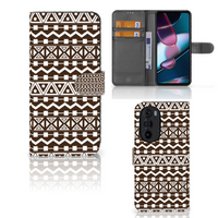 Motorola Edge 30 Pro Telefoon Hoesje Aztec Brown