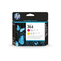 HP 744 Large Format Printhead Geel, Magenta, 2 kleuren (F9J87A) origineel van HP