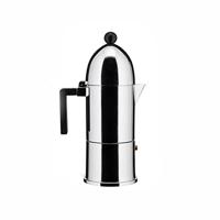 Alessi La Cupola Espresso koffiezetapparaat, 6 kopjes, zwarte rand, (A9095/6 B)