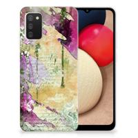 Hoesje maken Samsung Galaxy A02s Letter Painting