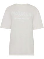 Alexander McQueen t-shirt en coton à logo imprimé - Blanc