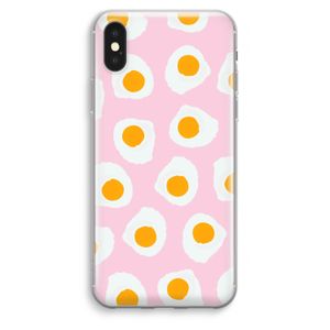 Dancing eggs: iPhone XS Max Transparant Hoesje