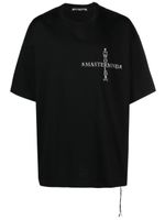 Mastermind World t-shirt en coton à logo imprimé - Noir