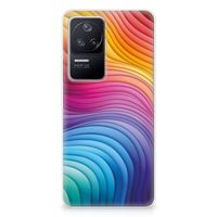 TPU Hoesje voor Xiaomi Poco F4 Regenboog - thumbnail