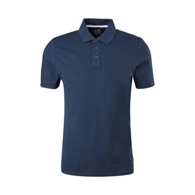 Q/S designed by regular fit polo donkerblauw