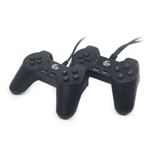 Gembird JPD-UB2-01 game controller Zwart USB 2.0 Gamepad PC