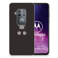 Motorola One Zoom Telefoonhoesje met Naam Gorilla - thumbnail