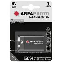 AgfaPhoto Batterij Alkaline Ultra -9V 6LR61 E-blok 1 stuk