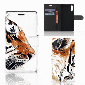 Hoesje Sony Xperia XZ | Sony Xperia XZs Watercolor Tiger