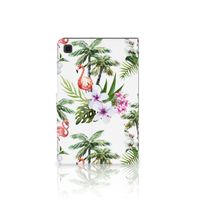 Samsung Galaxy Tab A7 (2020) Flip Case Flamingo Palms - thumbnail