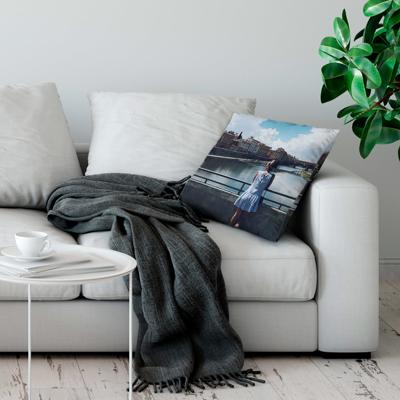 Volledig bedrukt fotokussen - Velours