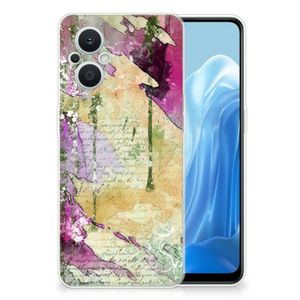 Hoesje maken OPPO Reno8 Lite Letter Painting